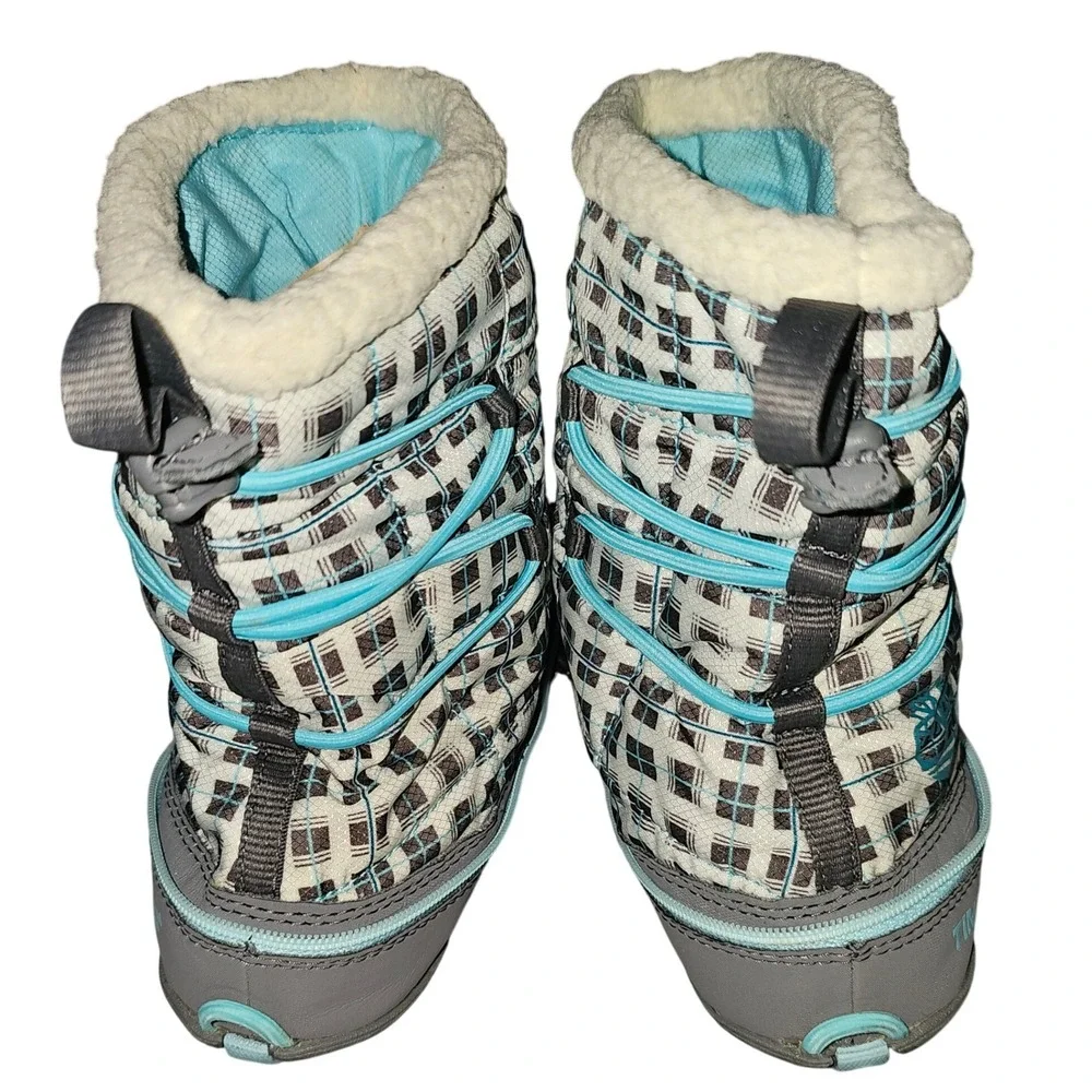 Timberland Snow Boots US 6 Plaid Waterproof PrimaLoft 400g Packable Winter‎ Camp